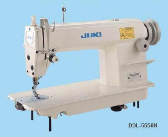 Juki DDL-5550 High-speed Single Needle Straight Lockstitch Industrial Sewing Machine with Table and Motor Complete with Stand