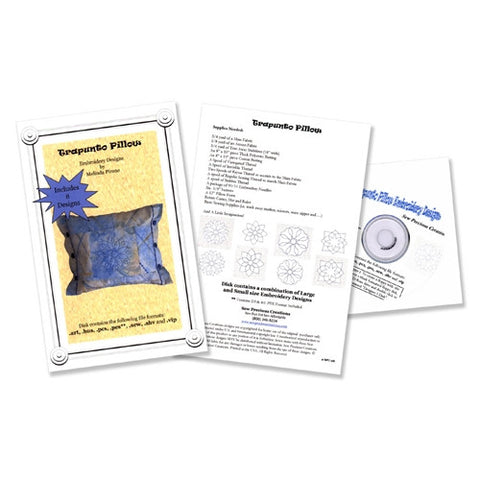 Trapunto Pillow Design CD by Sew Precious