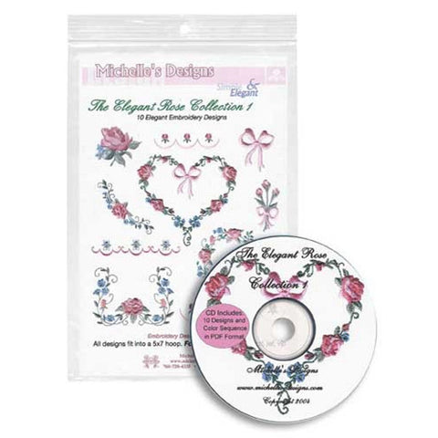 Elegant Rose Collection 1 CD by Michelle's Designs