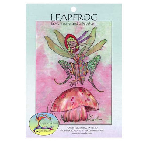 Leapfrog Fabric Transfer & Tote by Twisted Threads