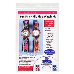 Fun Fish Flip Flop Watch Kit by Sudberry House
