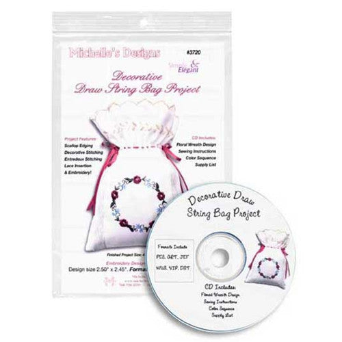 Decorative Drawstring Bag CD by Michelle's Designs