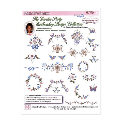 Garden Party Embroidery Designs by Michelle's Designs