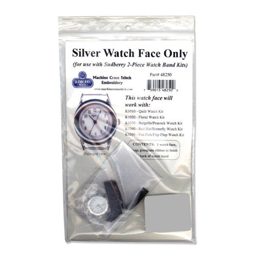 Silver Watch Face with 2 Piece Band, Sudberry House