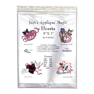 Hearts Design CD by Joei's Applique Magic
