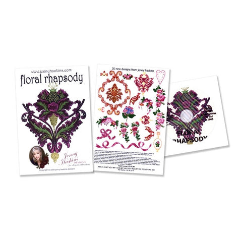 Floral Rhapsody Design CD by Jenny Haskins