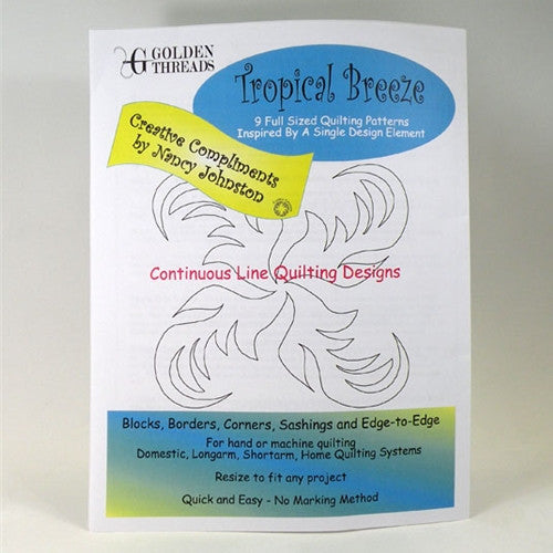Tropical Breeze Pantograph Packet By Golden Threads