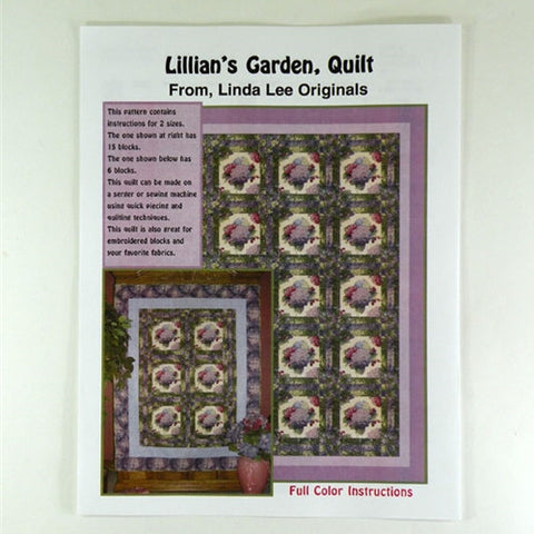 Lillian's Garden Quilt by Linda Lee Originals