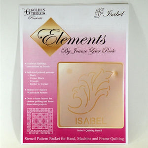 Isabel Element, Golden Threads Stencil Pack