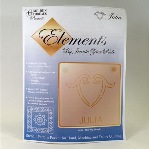 Julia Element, Golden Threads Stencil Pack