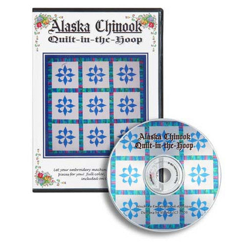 Alaska Chinook Quilt-in-the-Hoop CD by Nicole Kim