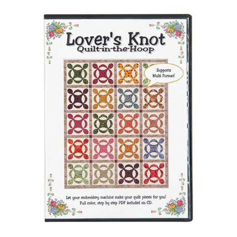 Lover's Knot Quilt-in-the-Hoop CD by Nicole Kim