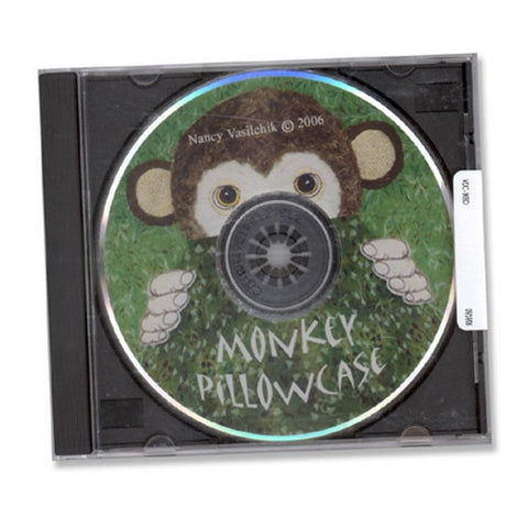 Monkey Pillowcase Design CD by Sew Biz