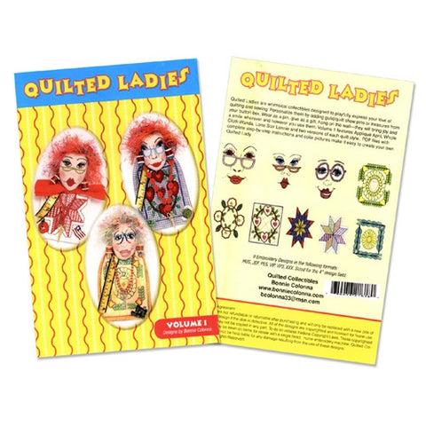 Quilted Ladies Designs 1 Design CD by Bonnie Colonna