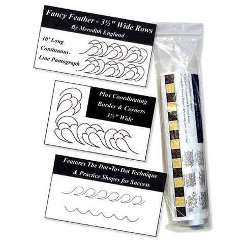 Fancy Feather Dot-To-Dot Pantograph, Golden Threads