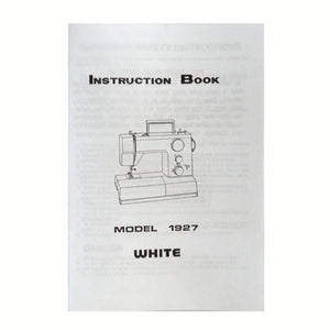 Instruction Book White 1927