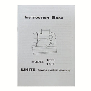 Instruction Book White 1899 & 1787