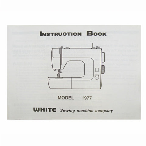 Instruction Book White 1977