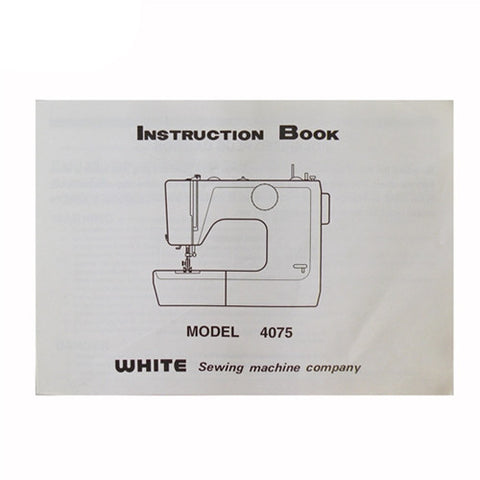 Instruction Book White 4075