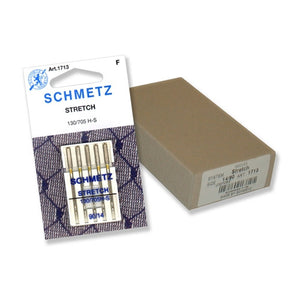 90/14 Schmetz Stretch Needle in a Carded 5 Pack