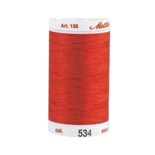Mettler 40wt Cotton Quilting in Dusty Red in 500 Yard