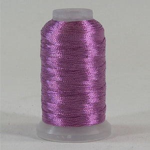 YLI Fine Metallic in Purple, 500yd Spool