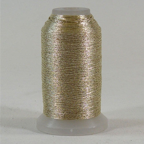 YLI Fine Metallic in Gold 1, 500yd Spool