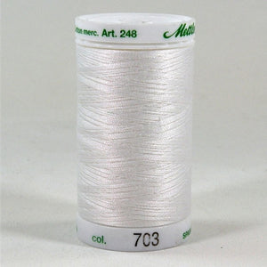 Mettler 60wt Embroidery Cotton in Natural, 875yd Spool