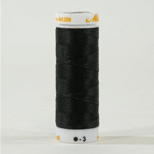 Mettler 30wt Embroidery Cotton in Black, 219yd