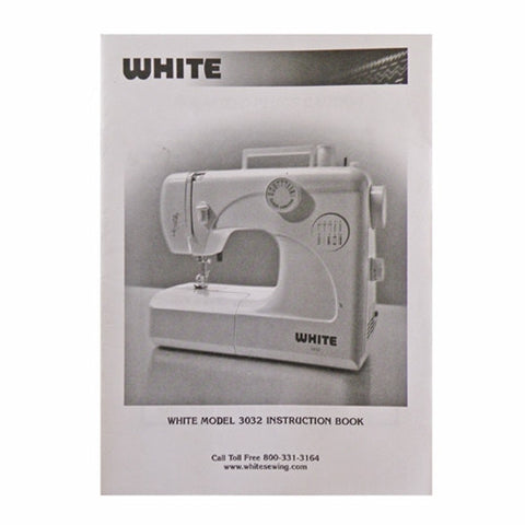 Instruction Book for White 3032