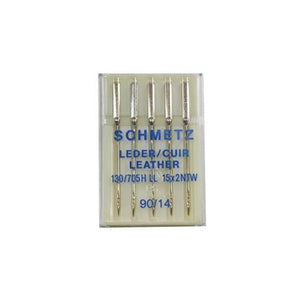 90/14 Schmetz Leather Needle in a 5 Pack