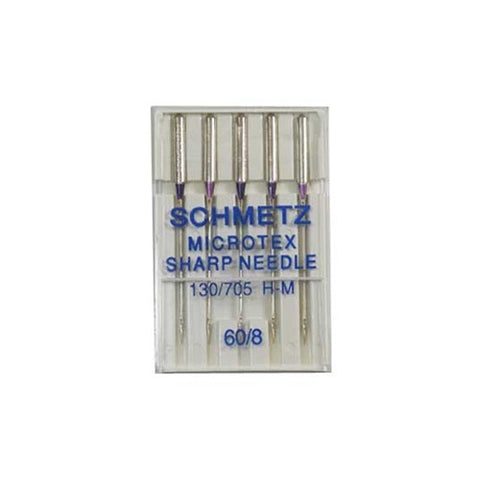 60/8 Schmetz Sharp Microtex Needle in a 5 Pack