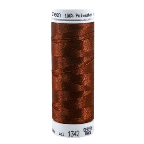 Mettler Polysheen in Rust, 220yd Spool