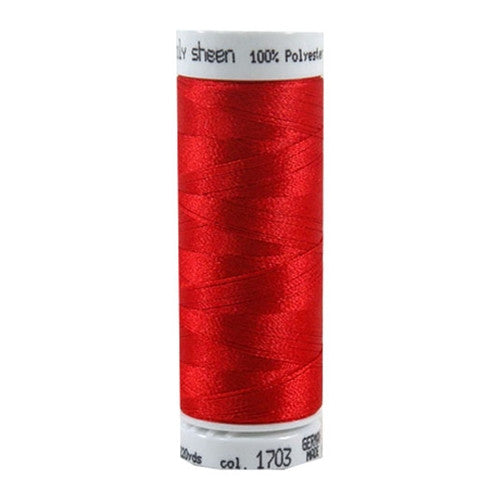 Mettler Polysheen in Poppy, 220yd Spool