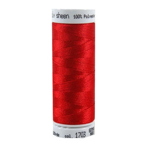 Mettler Polysheen in Poppy, 220yd Spool