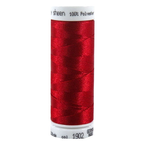 Mettler Polysheen in Poinsettia, 220yd Spool