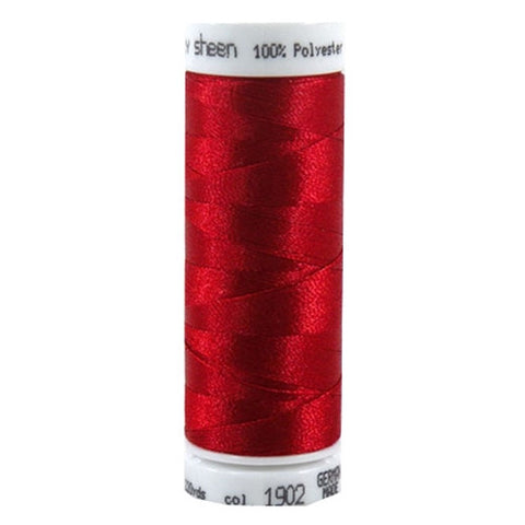 Mettler Polysheen in Poinsettia, 220yd Spool