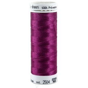 Mettler Polysheen in Plum, 220yd Spool