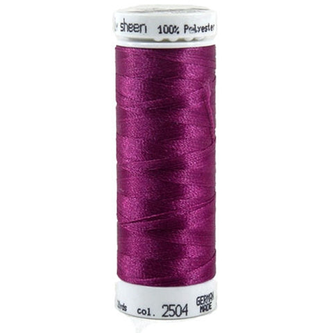 Mettler Polysheen in Plum, 220yd Spool