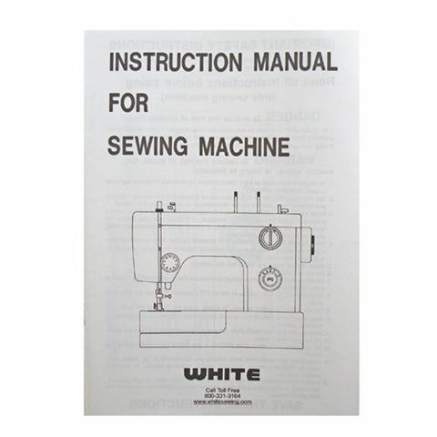Instruction Book for White 1409