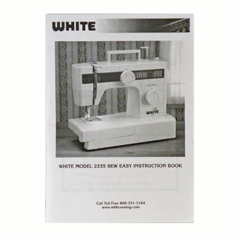 Instruction Book for White 2335