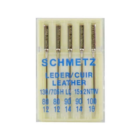 80-100  Schmetz Assorted Leather Needle 5 pack