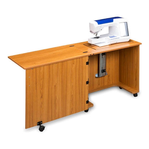 Compact Quality Sewing Machine Cabinet in Teak