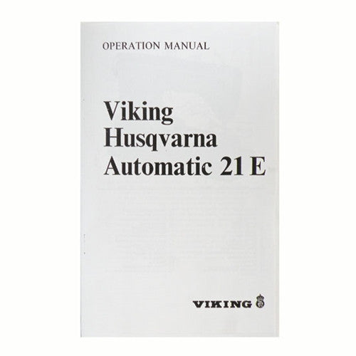 Instruction Book for Viking 21E