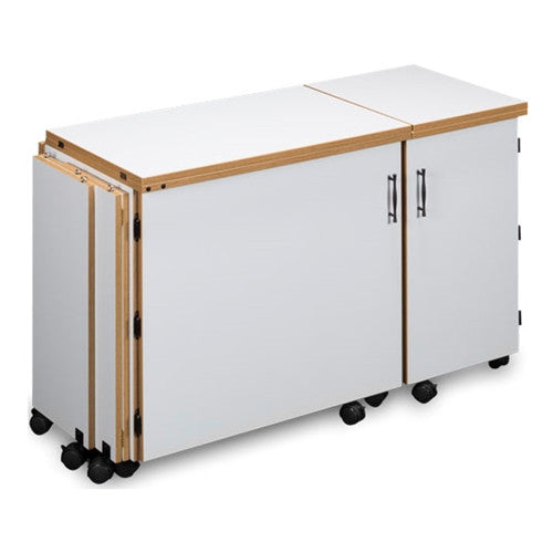 1050Q Quilting & Serging Combo Cabinet in White