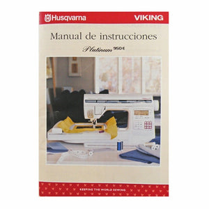 Instruction Book in Spanish for Viking Platinum 950E