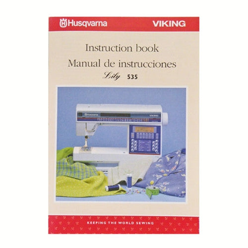 Instruction Book for Husqvarna Viking Lily 535 & 530