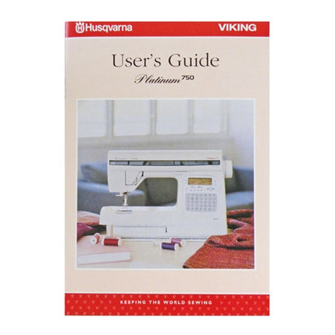 Instruction Book for Viking Platinum 750Q and 750