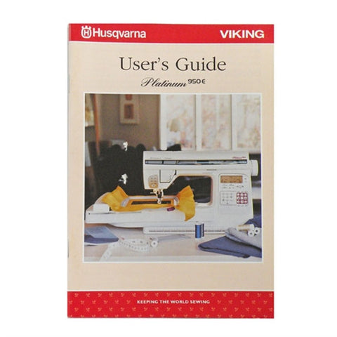 Instruction Book for Viking Platinum 950E, Plus