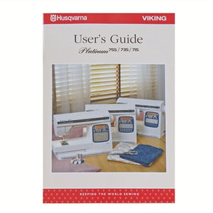 Instruction Book for Viking Platinum 755Q, 735, 715